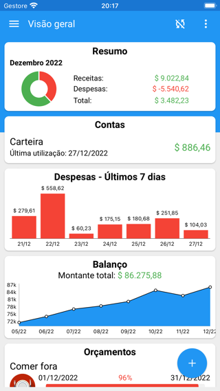 Orçamento Fácil - Despesas — captura